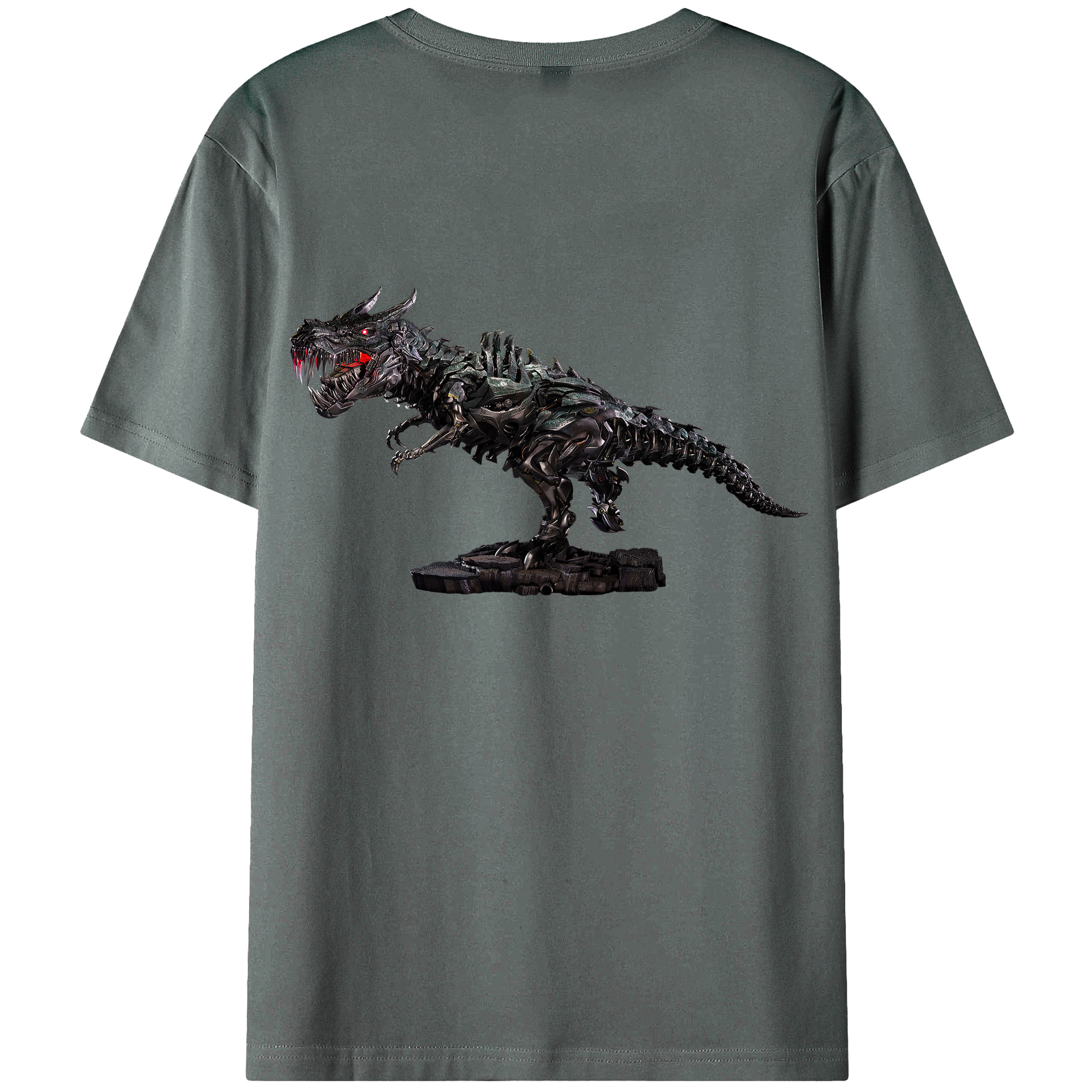 （画像用）  綿100％ メンズ半袖Tシャツ（バックプリント） 通気性